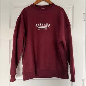 Men's Maroon Crewneck Sweatshirt